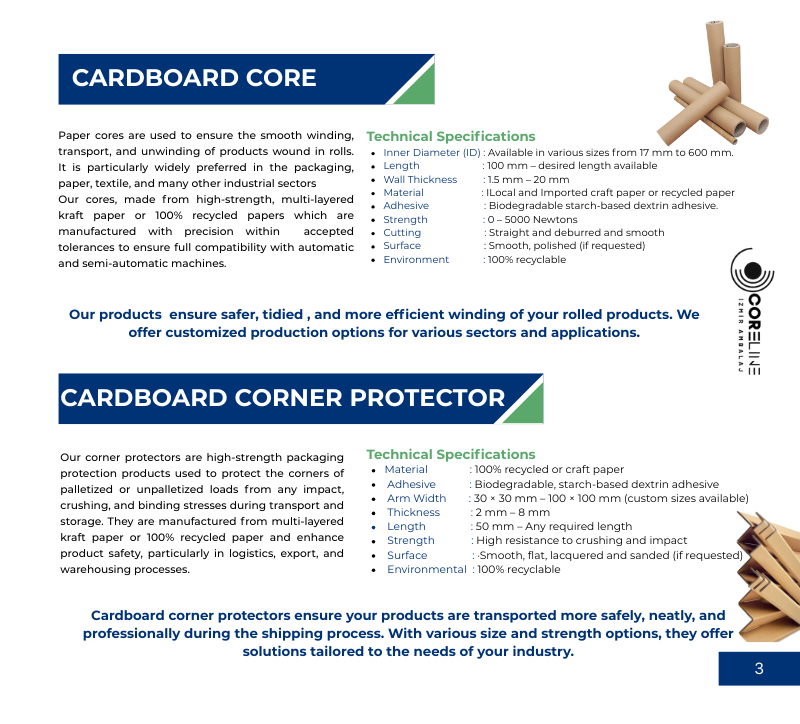 İzmir Ambalaj İngilizce Katalog