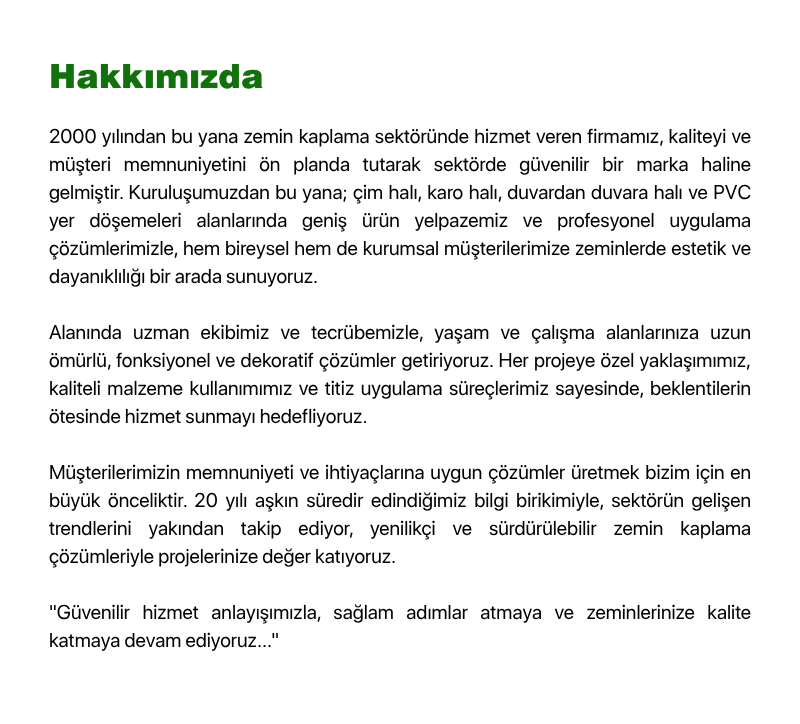 Elegant Halı