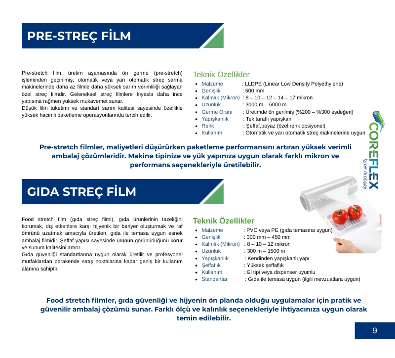 İzmir Ambalaj Türkce Katalog