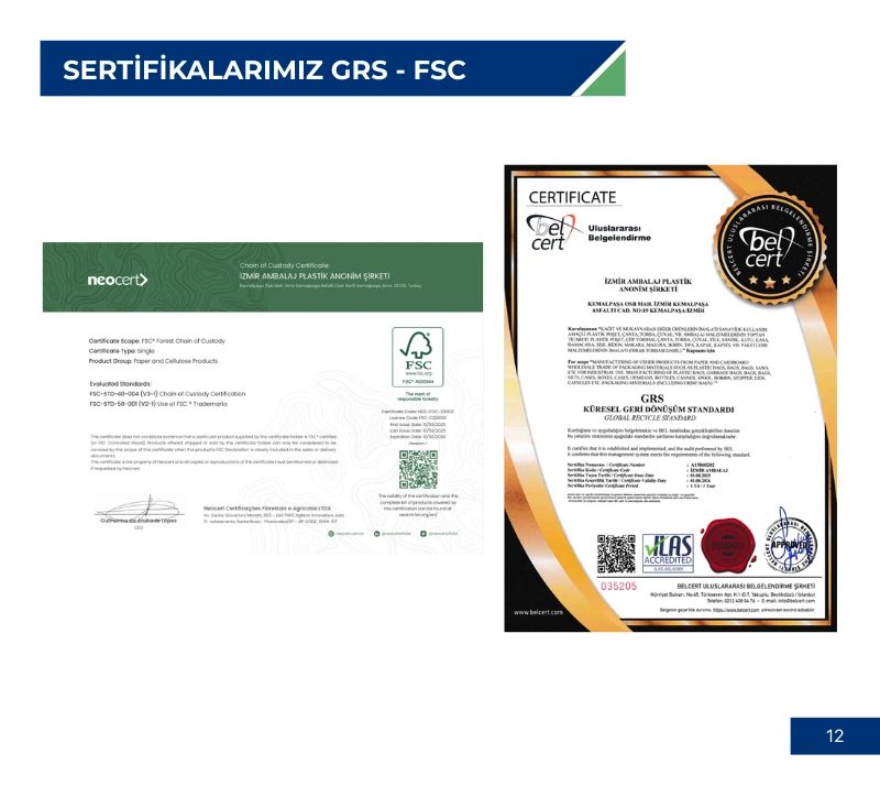 İzmir Ambalaj Türkce Katalog